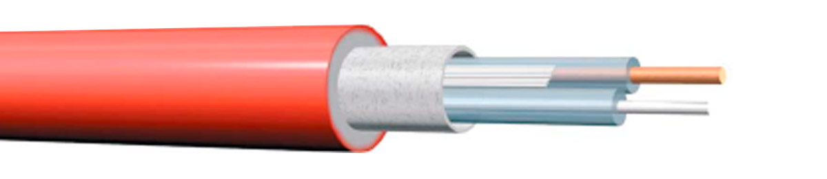 Конструкция нагревательного кабеля NEXANS N-HEAT TXLP/2R DEFROST SNOW 116,8 м/3400 Вт