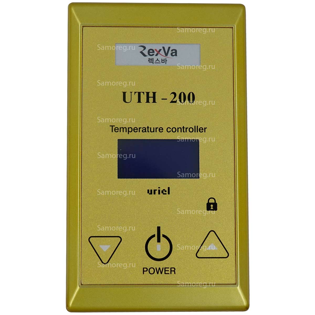 Терморегулятор URIEL UTH-200 золотистый