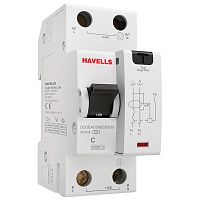 Дифференциальный автоматический выключатель Havells 1P+N 6kA C-25A 30 мА Тип A 2М DOCEACSN2030025