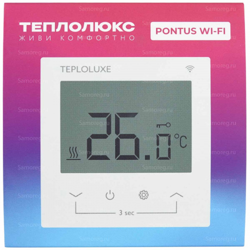 Терморегулятор Теплолюкс Pontus Wi-Fi белый фото 12