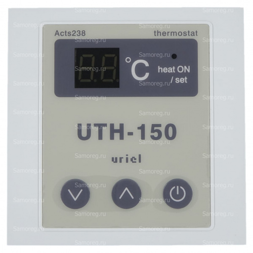 Терморегулятор URIEL UTH-150 (A TYPE накладной) белый фото 9