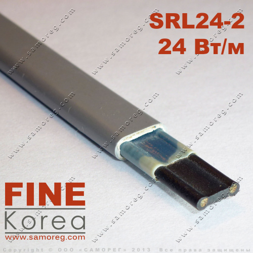 Греющий кабель FINE KOREA SRL24-2 фото 2