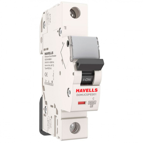 Автоматический выключатель Havells 1P 6kA C-1A 1M DOMJCSPE001
