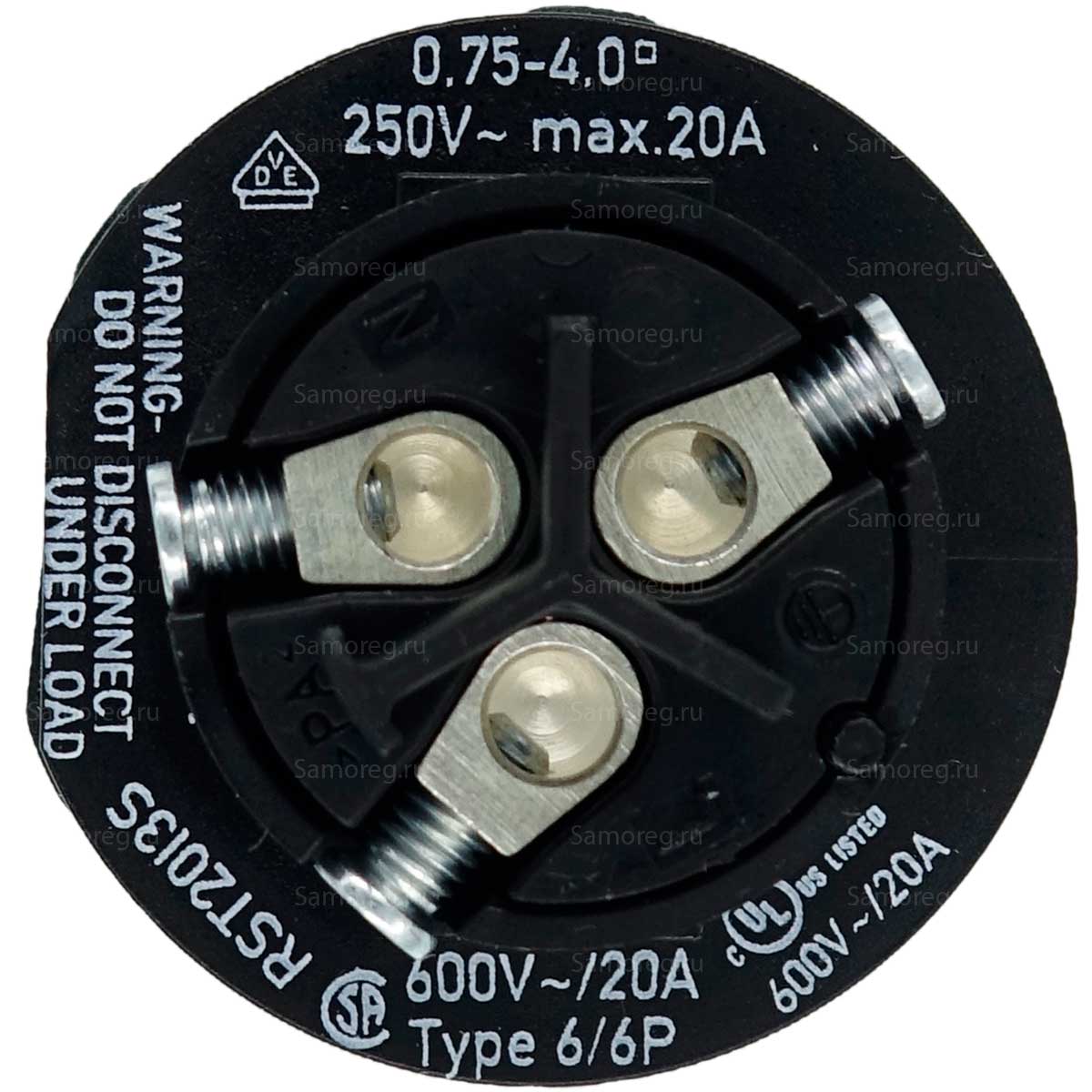 Разъем Wieland Electric gesis RST20i3F B2 M01 SW 96.031.1053.1 розеточный 250В 20А