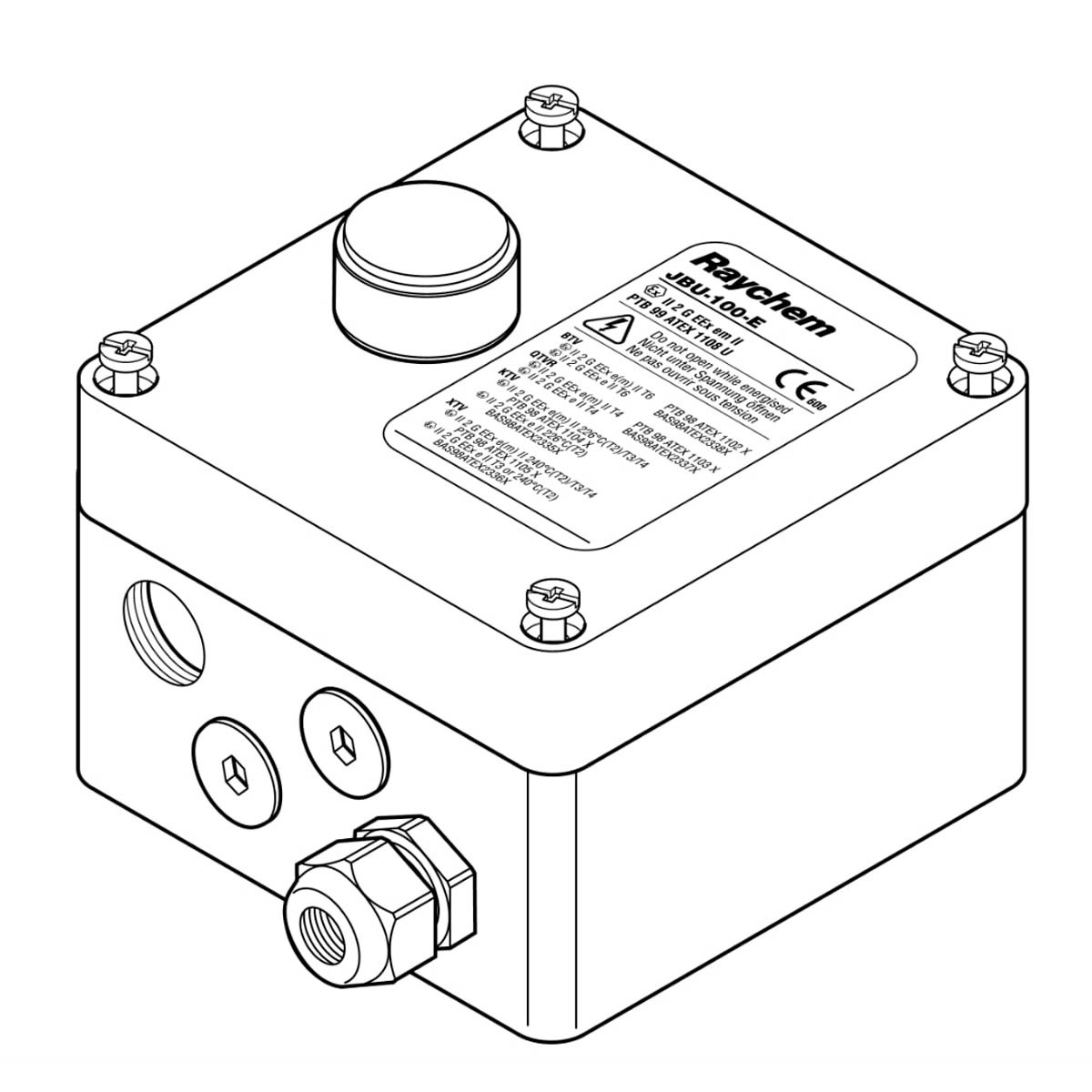 Соединительная коробка Raychem JBU-100E (Eex e) (051976-000)