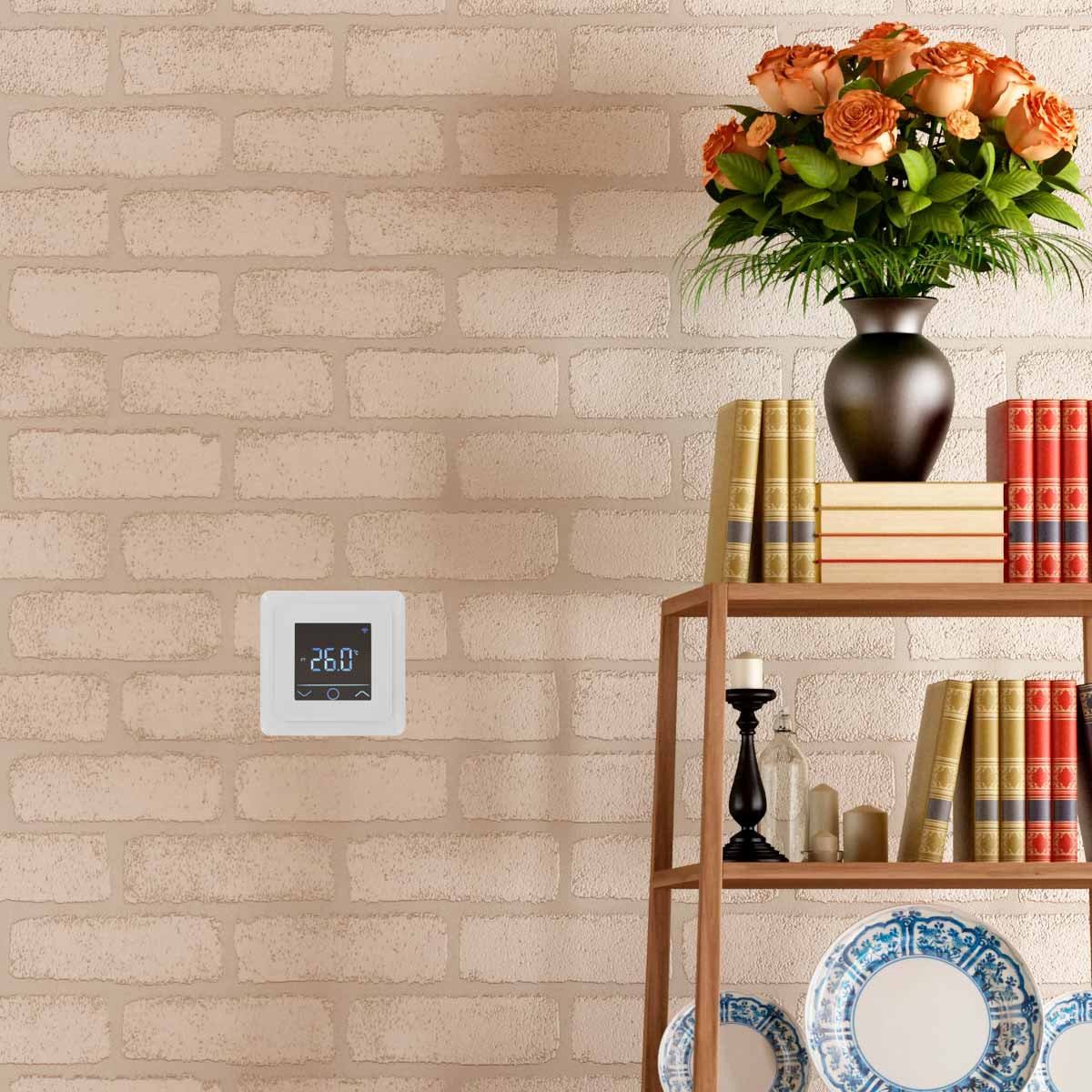 терморегулятор HVAC F60 Wi-Fi терморегулятор HVAC F60 Wi-Fi