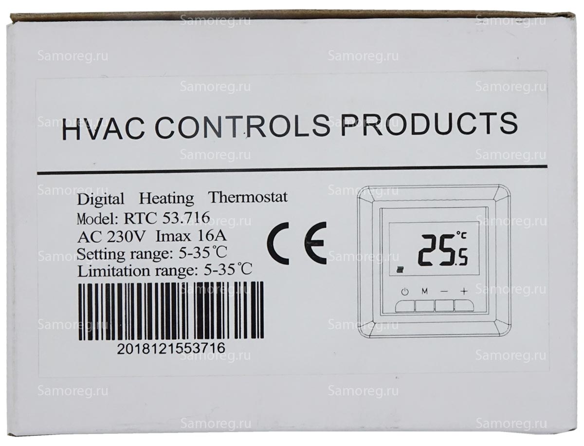 Терморегулятор HeatUp RTC 53.716