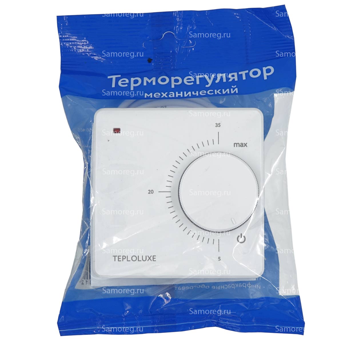 Терморегулятор Теплолюкс LC 001 Flow-pack белый
