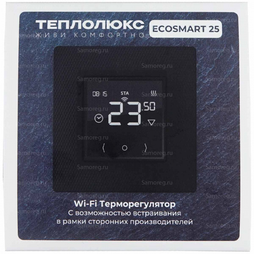 Терморегулятор Теплолюкс EcoSmart 25 чёрный фото 15