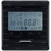 Терморегулятор HVAC E51.716 Wi-Fi чёрный матовый