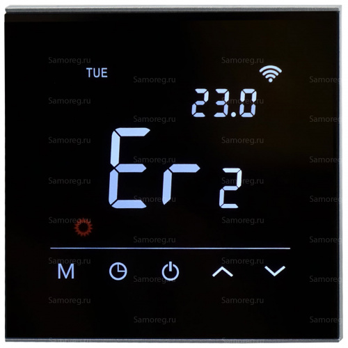 Терморегулятор HVAC Warmlife Wi-Fi чёрный фото 4