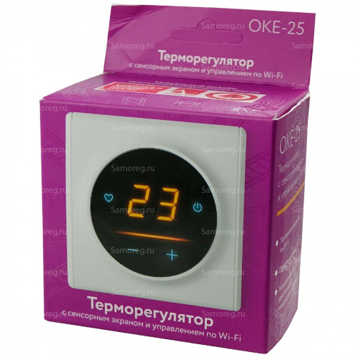 Терморегулятор OneKeyElectro OKE-25 белый фото 11