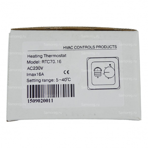 Терморегулятор HeatUp RTC70.16 белый фото 8