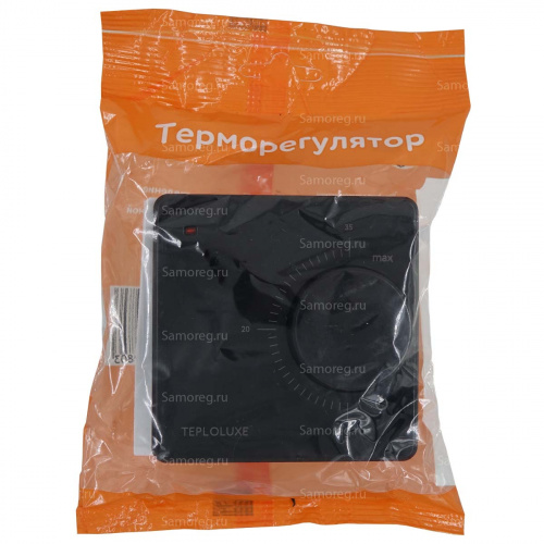 Терморегулятор Теплолюкс LC 001 Flow-pack чёрный фото 2