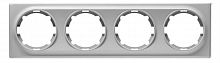 Рамка на 4 прибора OneKeyElectro Florence 1E52401302, серый