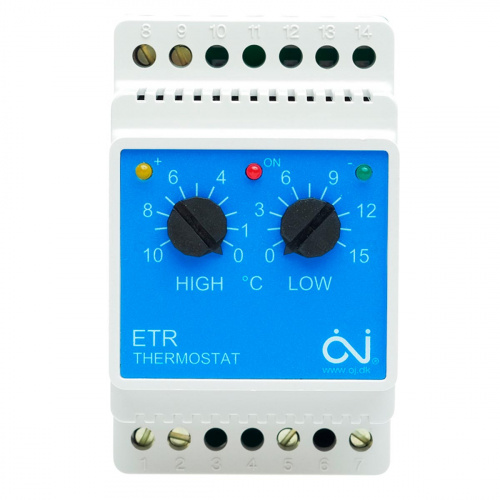 Терморегулятор OJ Electronics ETR/F-1447A белый фото 2
