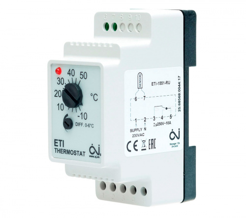 Терморегулятор OJ Electronics ETI-1551 белый