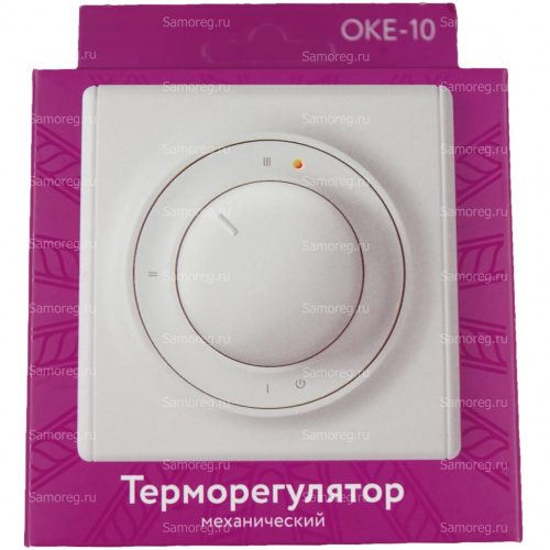 Терморегулятор OneKeyElectro OKE-10 белый фото 8