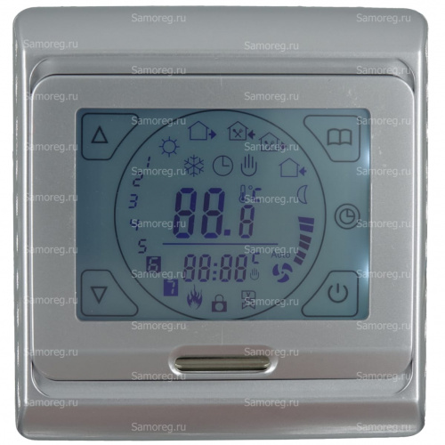 Терморегулятор HVAC E91.716 Wi-Fi серебристый