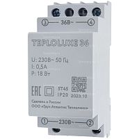Блок питания Teploluxe 36 для датчика осадков - БПДО (U: 230В~ 50Гц, I: 0,5А, P: 18 Вт, EAC, IP20)
