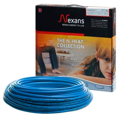Нагревательный кабель NEXANS N-HEAT TXLP/1 76,7 м/750 Вт