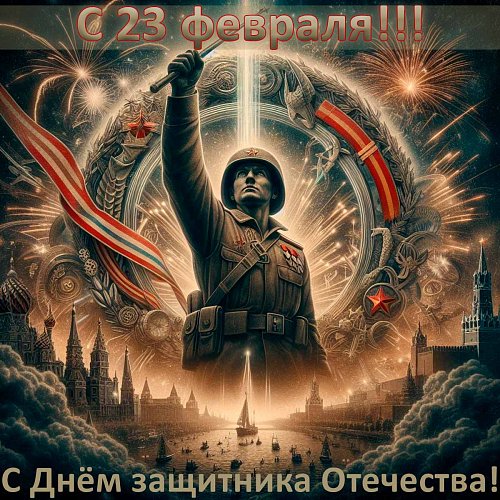 Поздравляем с Днём защитника Отечества!