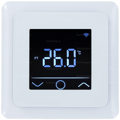 Терморегулятор HVAC F60 Wi-Fi белый фото 2