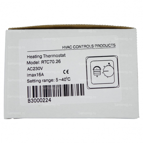 Терморегулятор HeatUp RTC70.26 белый фото 9