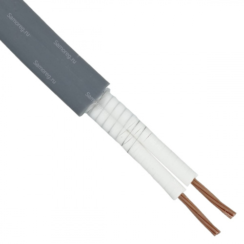 Греющий кабель РОСТЕПЛОКОМФОРТ РТК-40-Ф-220В-М в оплётке (40 Вт/м, 220 В, 95°С/135°С, IP57, Силикон)