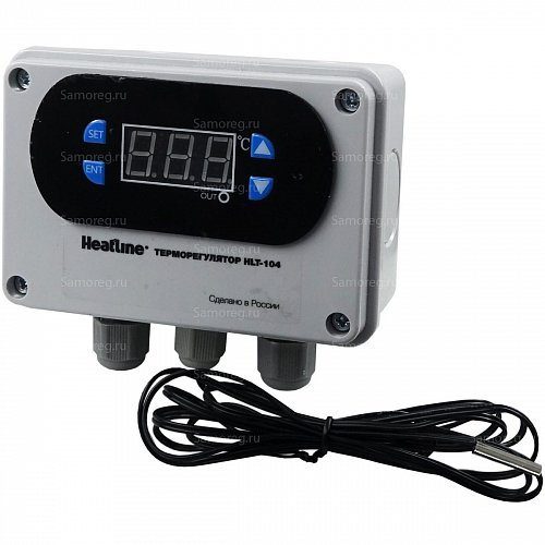 Новинка! Терморегулятор Heatline HLT-104 для управления системами обогрева грунта