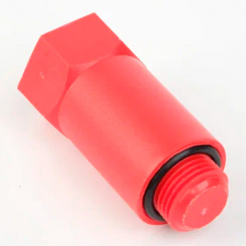 Заглушка длинная 1/2 красная МотусЛайн ZDK10010 для труб тёплого пола 100 шт