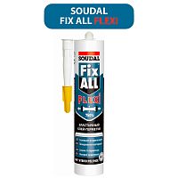 Клей герметик Soudal FIX ALL FLEXI 290 мл, белый