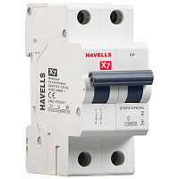 Автоматический выключатель Havells 2P 4,5kA C-6A 2M DOMYCDPB006