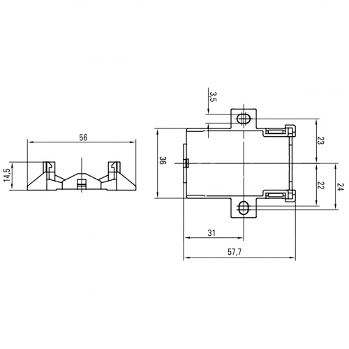 Монтажное основание Wieland Electric gesis RST DOPPELANSCHLUSS SW 01.006.1553.1 фото 5