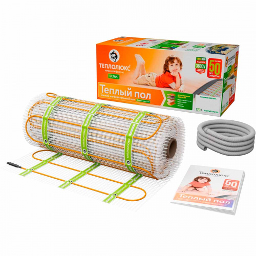 Мат нагревательный Теплолюкс ULTRA МНН 445 Вт/2,5 кв.м (0,5x5,0м)