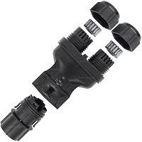 Сплиттер Wieland Electric gesis RST20i3F B2 ZRX SW 96.031.0253.1 Ø 6-10 мм 250В 20А