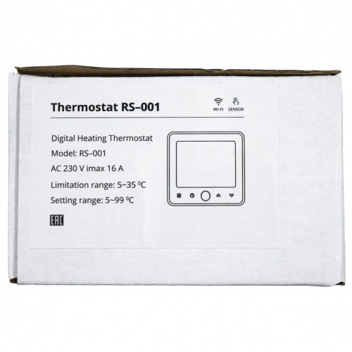 Терморегулятор HeatUp RS-001 Wi-Fi чёрный фото 12