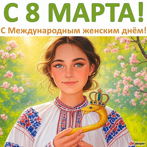 С Международным женским днём — 8 Марта!